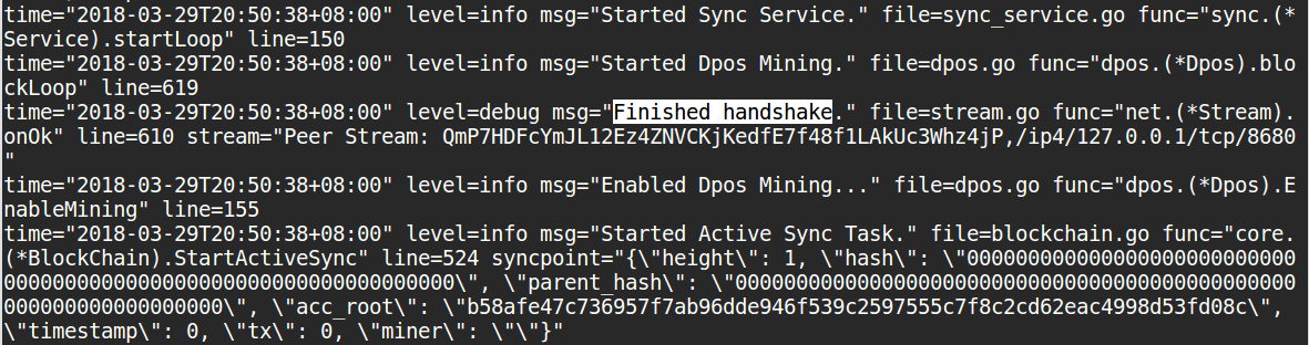 node start