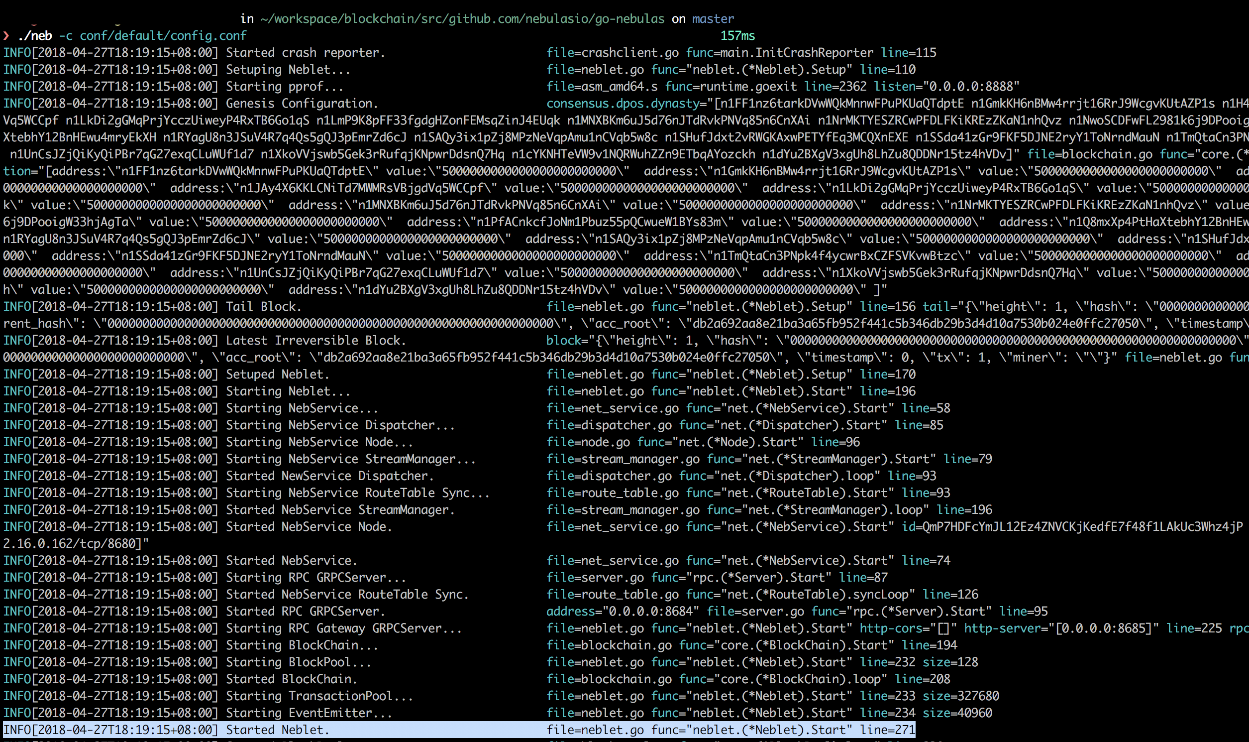 seed node start